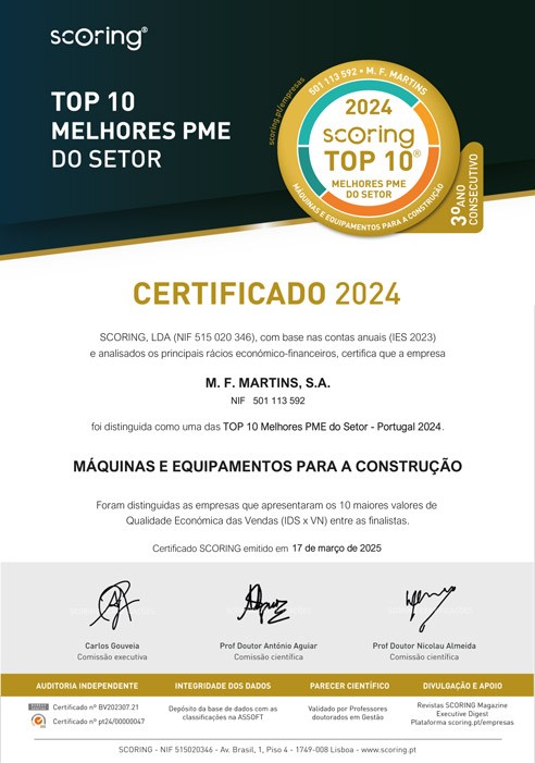 Top 10 Melhores PME do Sector 2024
